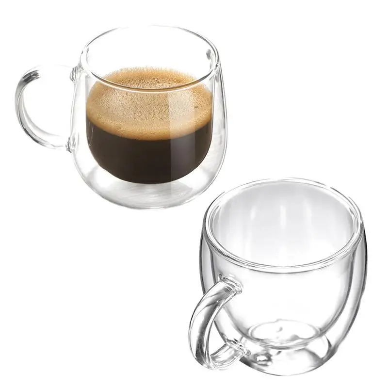 2pcs Double Wall High Borosilicate Glass Mug Heat Resistant Tea Milk Lemon Juice Coffee Water Cup Bar Drinkware Lover Gift
2pcs Double Wall High Borosilicate Glass Mug Heat Resistant Tea Milk Lemon Juice Coffee Water Cup Bar Drinkware Lover Gift