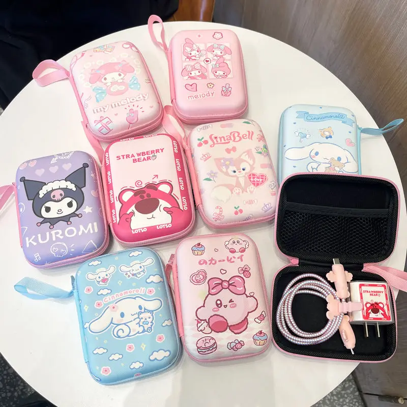 Kawaii My Melody Cinnamoroll Kuromi KT симпатичное мультяшное зарядное устройство сумка для хранения наушников кабель для передачи данных портативная коро...
Kawaii My Melody Cinnamoroll Kuromi KT симпатичное мультяшное зарядное устройство сумка для хранения наушников кабель для передачи данных портативная коро...