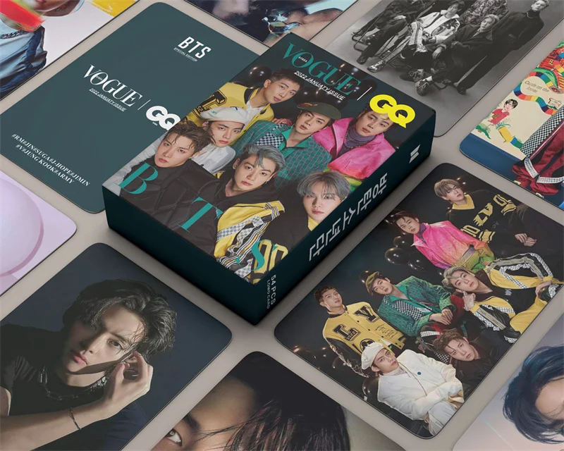 Предварительная продажа 54 шт./компл. Kpop Bangtan Boys Фотокарточка Новинка 2022 GQ VOGUE открытка новый альбом Lomo карточка фотокарточки Поклонники Колл...
Предварительная продажа 54 шт./компл. Kpop Bangtan Boys Фотокарточка Новинка 2022 GQ VOGUE открытка новый альбом Lomo карточка фотокарточки Поклонники Колл...