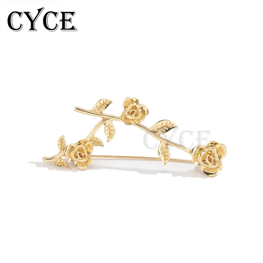 CYCE Vintage Rose Flower Shape Brooch For Women Men Fashion Coat Blazer Decorative Pin Wedding Accessories Jewelry Gifts
CYCE Vintage Rose Flower Shape Brooch For Women Men Fashion Coat Blazer Decorative Pin Wedding Accessories Jewelry Gifts