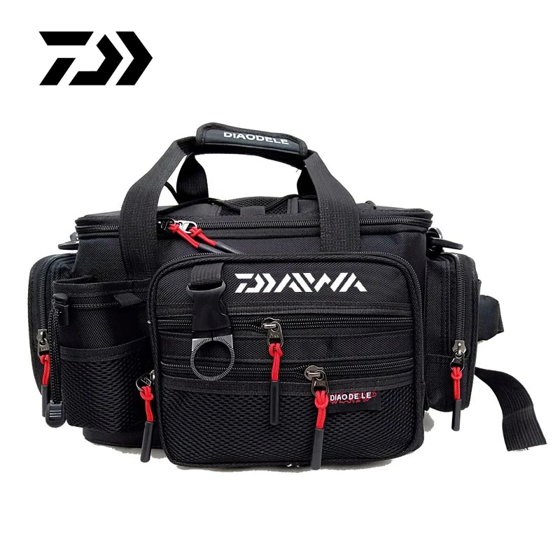 Daiwa High Capacity Fishing Lure Bag High Quality Multifunction Fishing Bag Tackle Pack Canvas Waist Bag Outdoor Shoulder Bags
Daiwa High Capacity Fishing Lure Bag High Quality Multifunction Fishing Bag Tackle Pack Canvas Waist Bag Outdoor Shoulder Bags