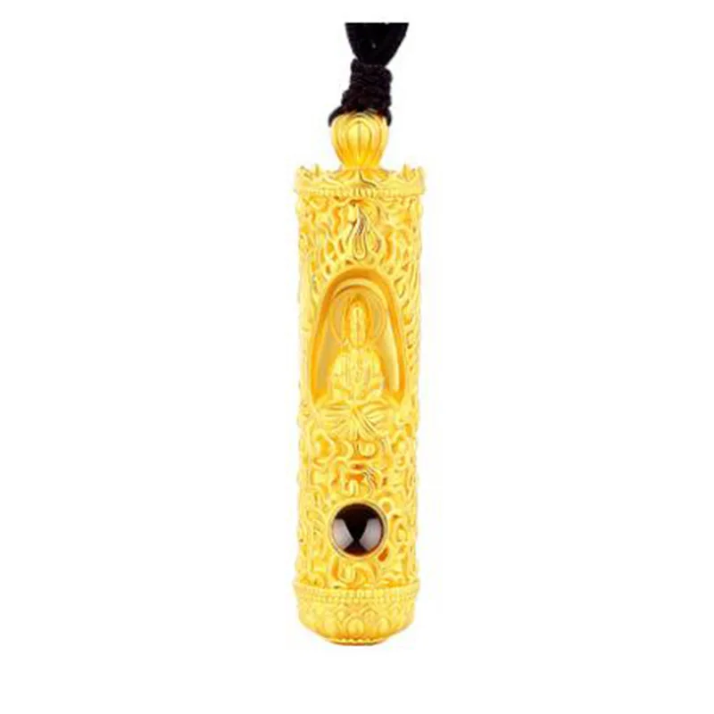 Vietnam Sand Gold Auspitious Necklace 3D Avalokitesvara Guanyin Buddha Charms Rope Necklace
Vietnam Sand Gold Auspitious Necklace 3D Avalokitesvara Guanyin Buddha Charms Rope Necklace