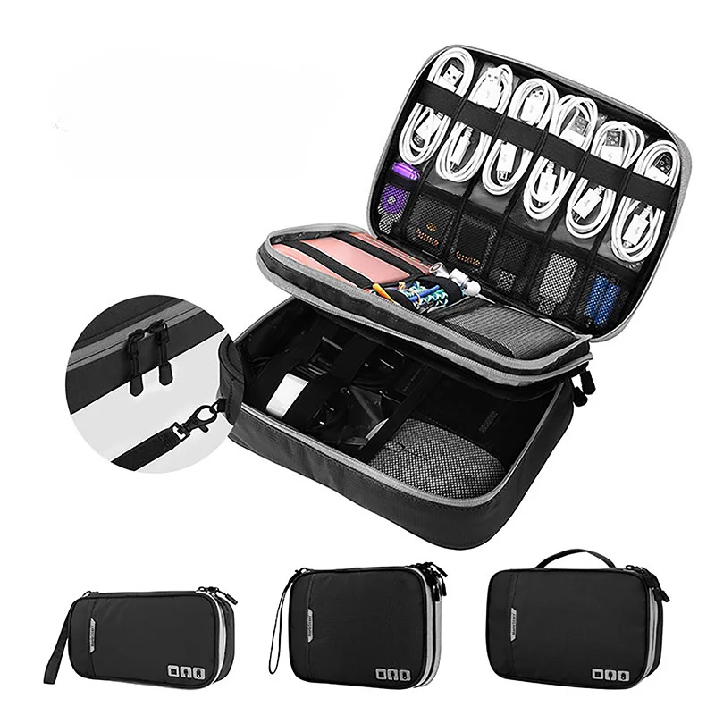 Portable Travel Cable Storage Bag Digital USB Gadget Organizer Charger Wires Cosmetic Zipper Organizers Pouch Case Accessories
Portable Travel Cable Storage Bag Digital USB Gadget Organizer Charger Wires Cosmetic Zipper Organizers Pouch Case Accessories