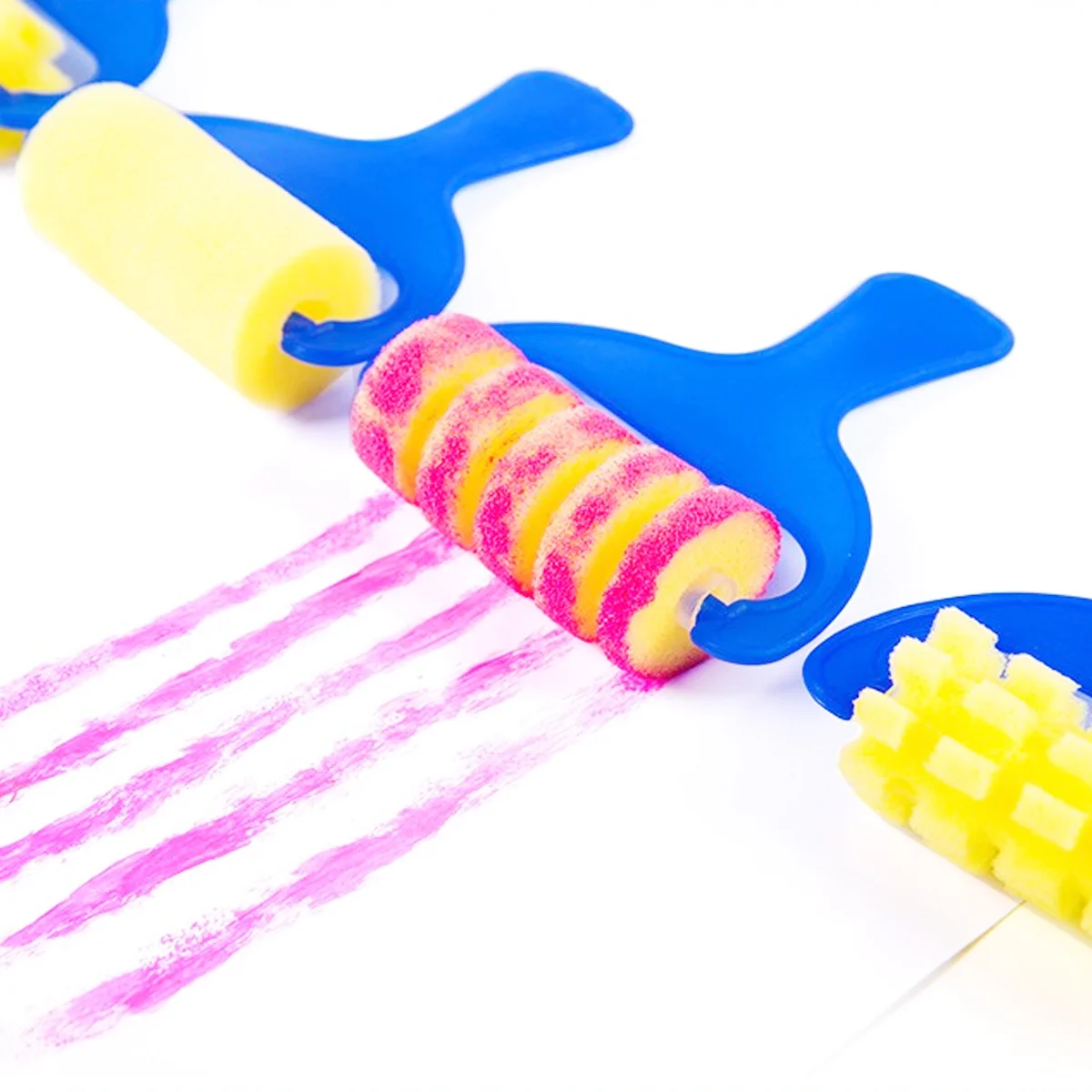 2 Set Toddler Brushes Sponge Painting Graffiti Tool Kids Roller Scroll Wheel Drawing Child
2 Set Toddler Brushes Sponge Painting Graffiti Tool Kids Roller Scroll Wheel Drawing Child