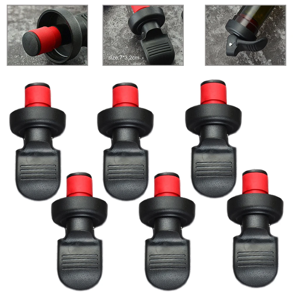 6pcs Wine Bottle Stoppers Cork Stoppers Sealing Stoppers Champagne Vinegar Oil Leak Proof Kitchen White Black Storage Wine
6pcs Wine Bottle Stoppers Cork Stoppers Sealing Stoppers Champagne Vinegar Oil Leak Proof Kitchen White Black Storage Wine
