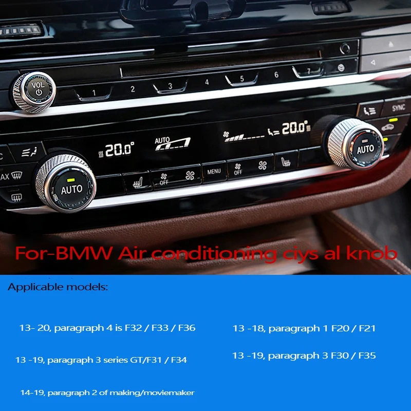 Car Volume Control Knob Button Replacement Crystal Interior For-BMW 1234Series F20/F21/F22/F23/F30/F35/GT/F31/F34/F32
Car Volume Control Knob Button Replacement Crystal Interior For-BMW 1234Series F20/F21/F22/F23/F30/F35/GT/F31/F34/F32
