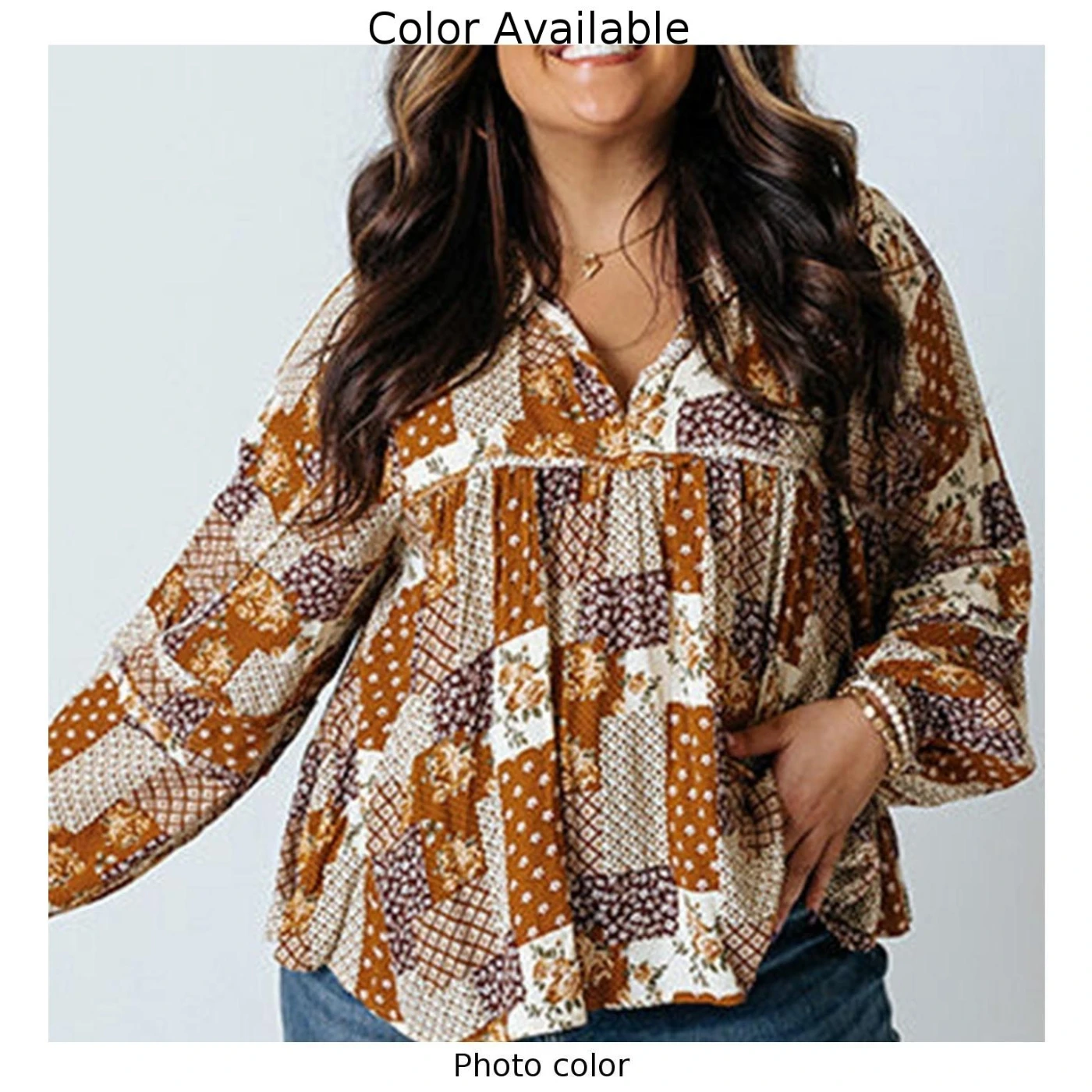 Plus Size Women Printed Long Sleeve Top Ladies Casual Loose Lapel Blouse T Shirt Autumn Winter Floral Loose Blouse XL - 5XL
Plus Size Women Printed Long Sleeve Top Ladies Casual Loose Lapel Blouse T Shirt Autumn Winter Floral Loose Blouse XL - 5XL
