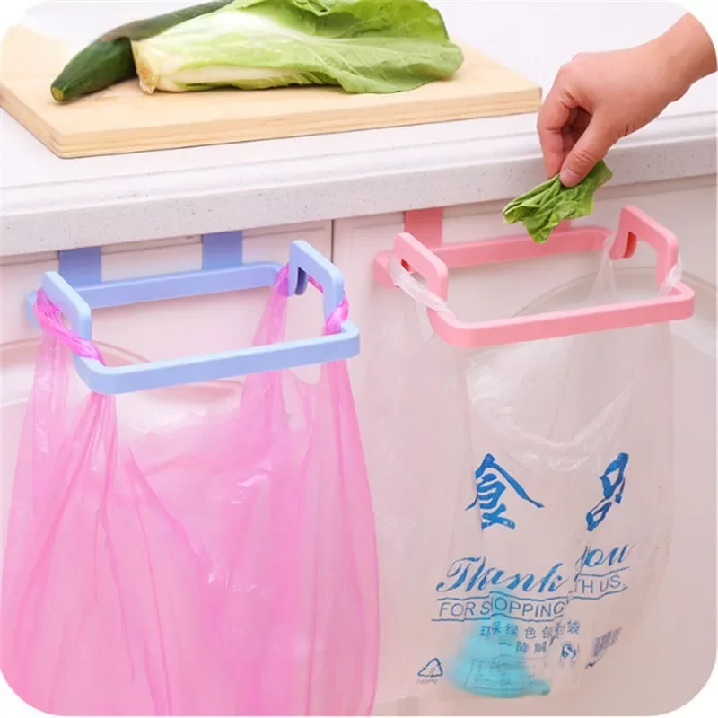 

1 hanging portable garbage bag kitchen gadget storage bag rack kitchen accessories household tools vegetable and fruit tools