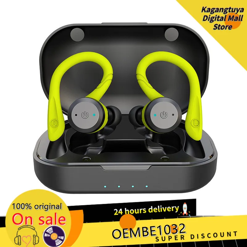 20 Hours Play time Swimming Waterproof Bluetooth Earphone Dual Wear Style Sport Wireless Headset TWS Ipx7 Earbuds Stereo
20 Hours Play time Swimming Waterproof Bluetooth Earphone Dual Wear Style Sport Wireless Headset TWS Ipx7 Earbuds Stereo