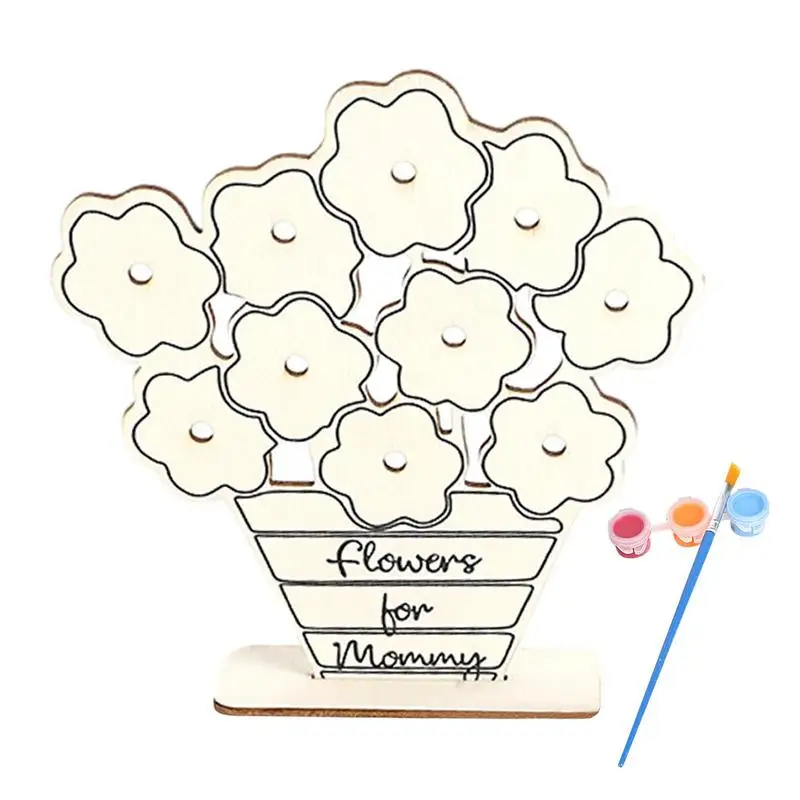 Wood Flower DIY Table Decor Wooden Card Mothers Day Crafts Table Centerpieces Holiday Gift Desktop Ornaments Table Flower Decor
Wood Flower DIY Table Decor Wooden Card Mothers Day Crafts Table Centerpieces Holiday Gift Desktop Ornaments Table Flower Decor