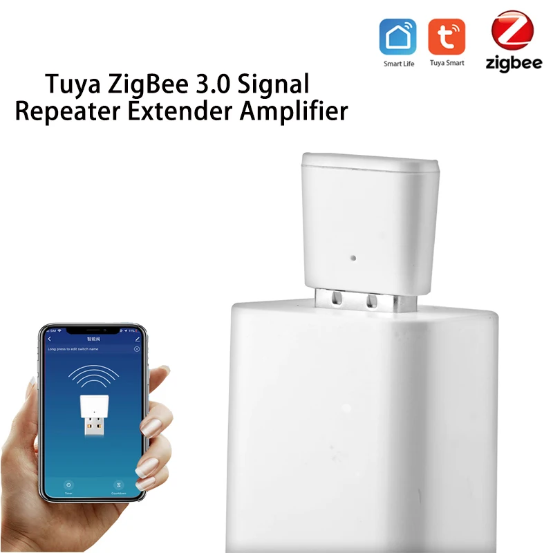 Ретранслятор сигнала Tuya ZigBee 3,0, усилитель сигнала, USB разъем, увеличение диапазона 20-30 м, для устройств умного дома, работает со шлюзом ZigBee
Ретранслятор сигнала Tuya ZigBee 3,0, усилитель сигнала, USB разъем, увеличение диапазона 20-30 м, для устройств умного дома, работает со шлюзом ZigBee