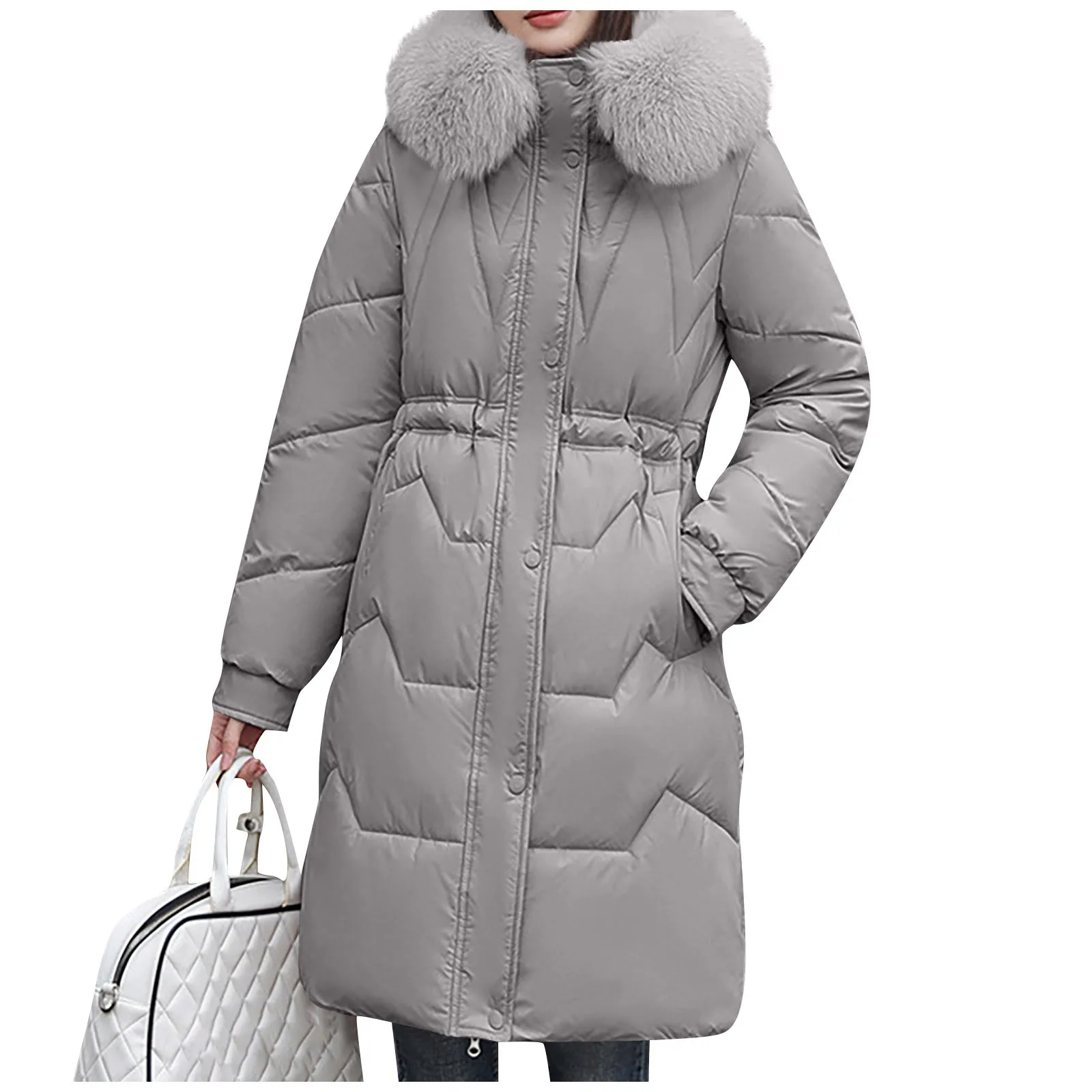 Long Parkas For Women Fashionable And Casual Solid Color Hooded Plush Long Sleeve Zipper Button Parkas Manteau Femme Hiver
Long Parkas For Women Fashionable And Casual Solid Color Hooded Plush Long Sleeve Zipper Button Parkas Manteau Femme Hiver
