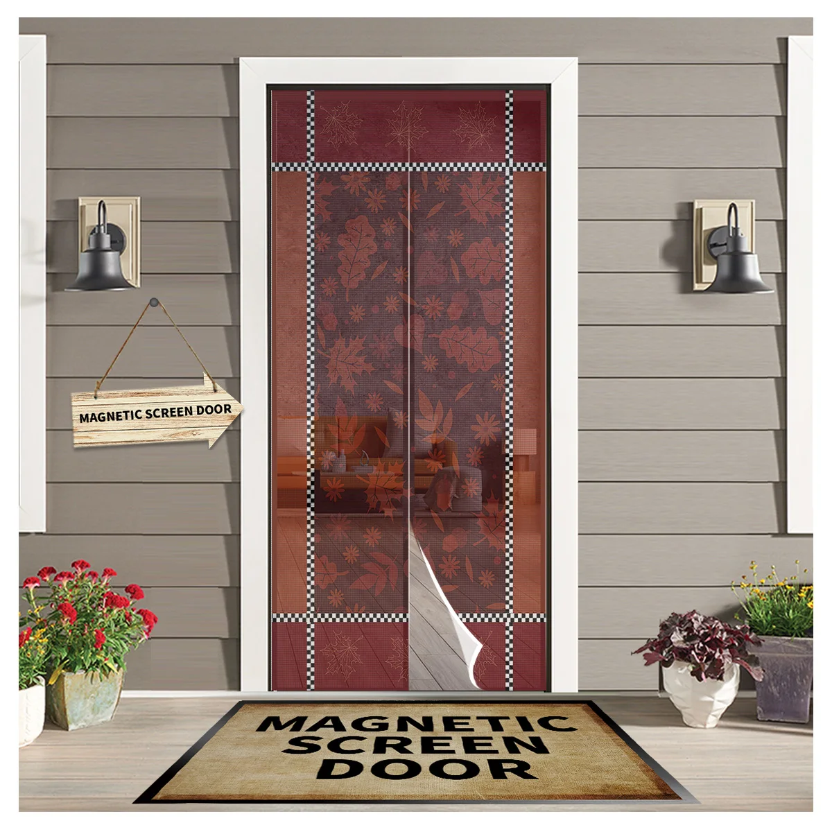 Autumn Maple Leaf Red Retro Door & Window Screens Mosquito Net Door Curtain Room Divider Screen Magnetic Insect Window Screen
Autumn Maple Leaf Red Retro Door & Window Screens Mosquito Net Door Curtain Room Divider Screen Magnetic Insect Window Screen