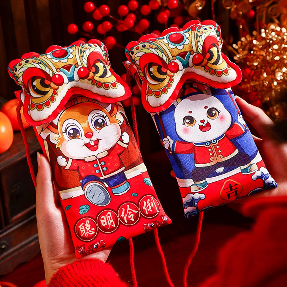 Kawaii Rabbit 2023 Chinese New Year Red Envelopes Cute Rabbit Lucky Money Bag Hongbao for Wedding Spring Festival Red Packets
Kawaii Rabbit 2023 Chinese New Year Red Envelopes Cute Rabbit Lucky Money Bag Hongbao for Wedding Spring Festival Red Packets