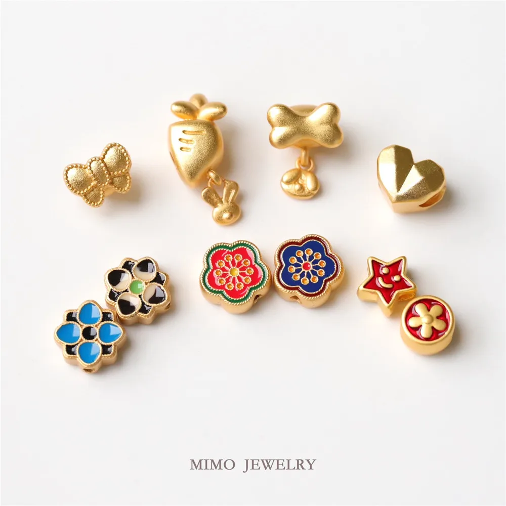 MIMO JEWELRY Copper Plated Genuine Jinsha gold through-hole beading oil dripping accessories love bow DIY accessories
MIMO JEWELRY Copper Plated Genuine Jinsha gold through-hole beading oil dripping accessories love bow DIY accessories