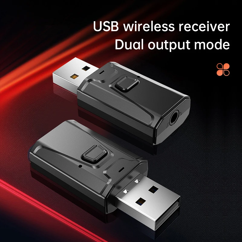 

5.1 Bluetooth Adapter T7-4 USB Wireless Bluetooth Receiver Transmitter 3.5mm Jack AUX Adapter For TV Car PC