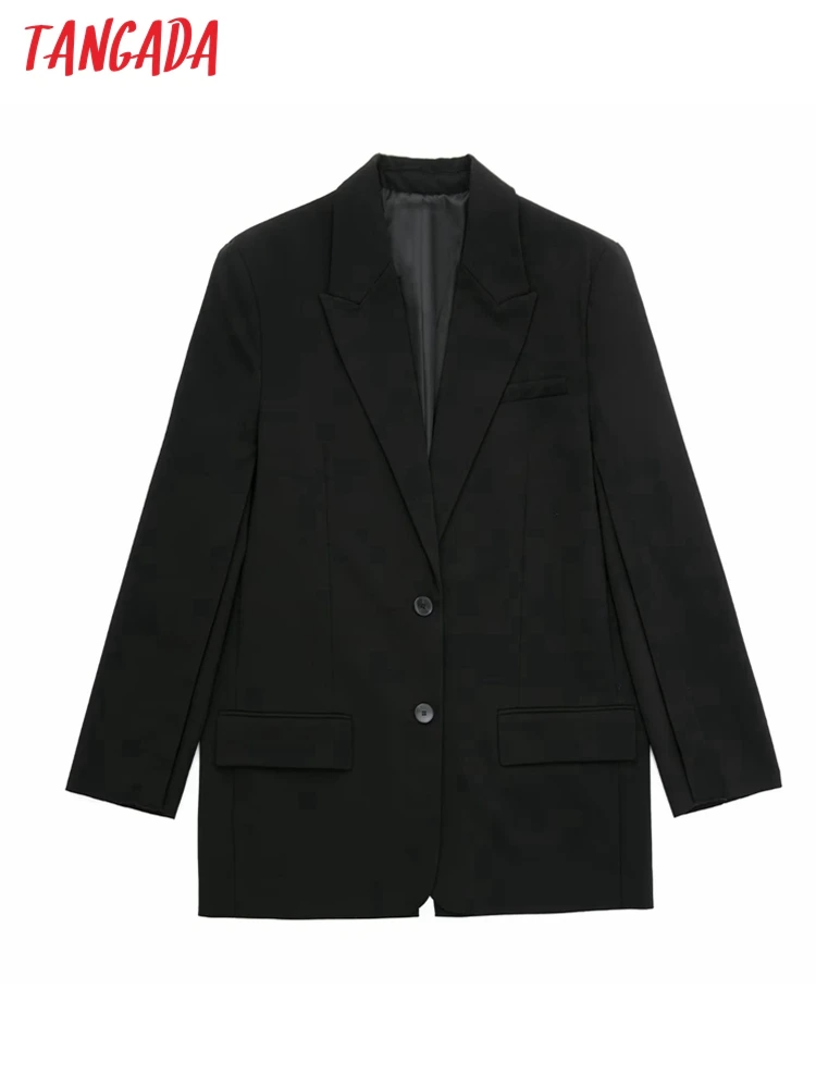 Tangada Women 2022 Fashion Black Cape Blazer Coat Vintage Long Sleeve Pockets Female Suit Blazer 3H08
Tangada Women 2022 Fashion Black Cape Blazer Coat Vintage Long Sleeve Pockets Female Suit Blazer 3H08