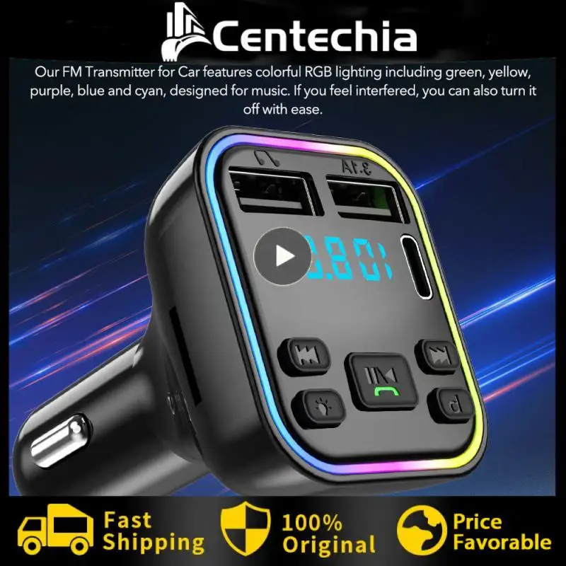 Pd Type-c Dual Usb 3.1a Mp3 Modulator Player Handsfree Car 5.0 Fm Transmitter Car Charger Fast Charger Multifunction
Pd Type-c Dual Usb 3.1a Mp3 Modulator Player Handsfree Car 5.0 Fm Transmitter Car Charger Fast Charger Multifunction