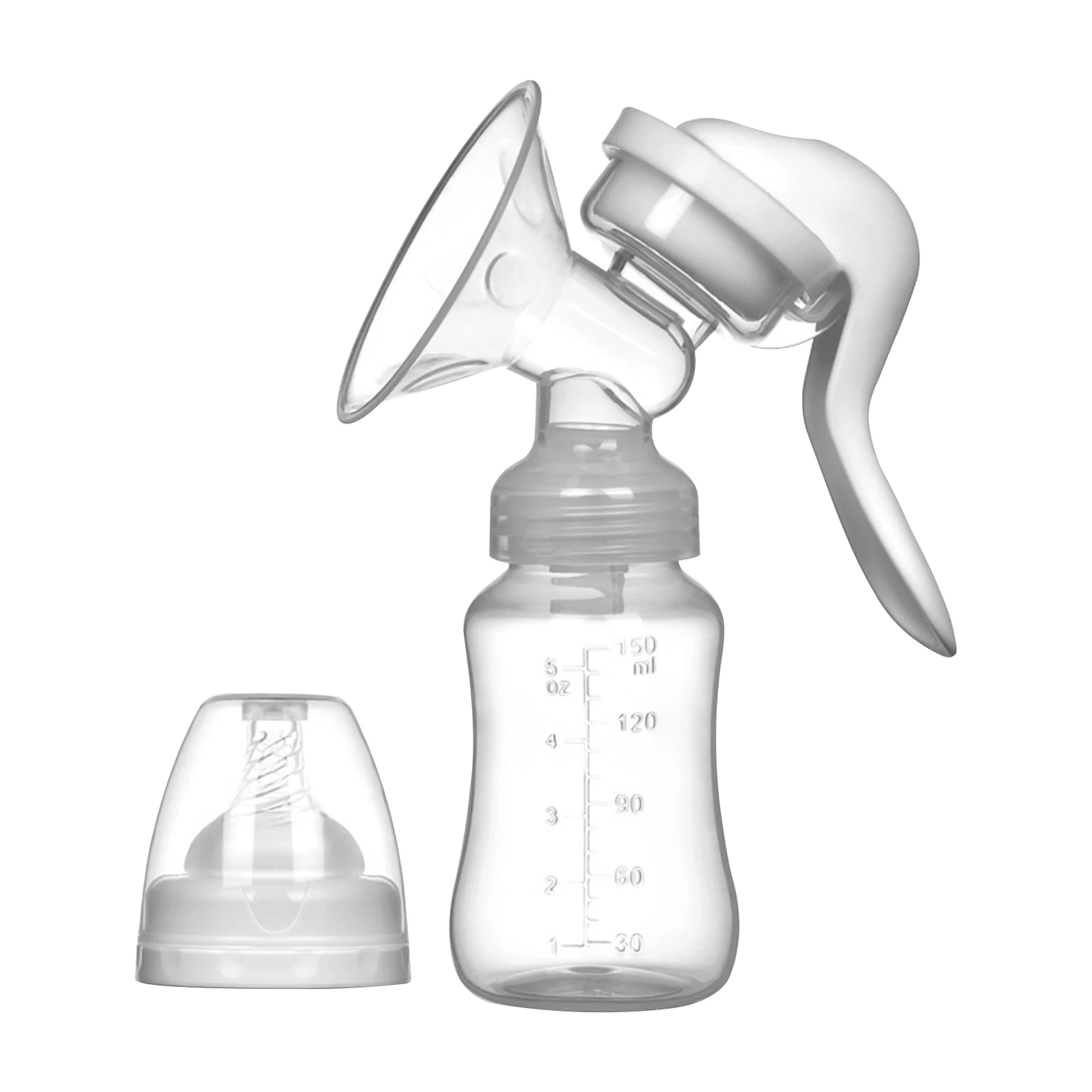 With Pacifier Large Capacity Suction Manual Breast Pump Baby Breastfeeding Easy Clean Anti Backflow Handheld Ergonomic Handle
With Pacifier Large Capacity Suction Manual Breast Pump Baby Breastfeeding Easy Clean Anti Backflow Handheld Ergonomic Handle