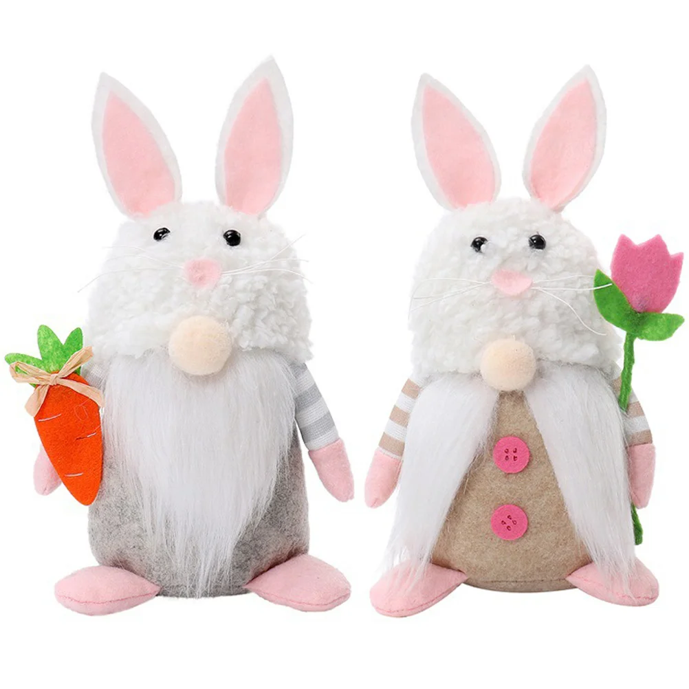 2pcs Creative Premium Flower Carrot Design Lovely Reusable Gnome Ornaments Easter Gnomes Rabbit Gnomes for Party
2pcs Creative Premium Flower Carrot Design Lovely Reusable Gnome Ornaments Easter Gnomes Rabbit Gnomes for Party