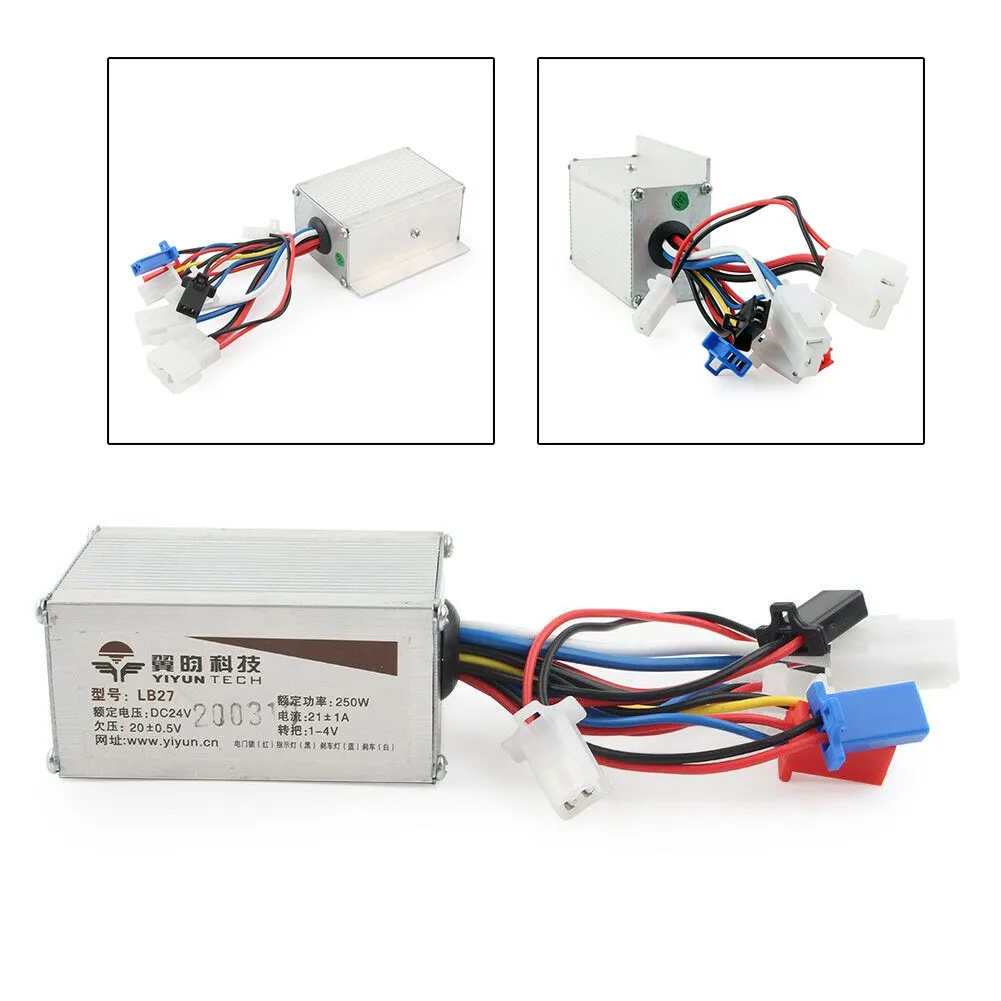Use New Reliable Useful Duable Brush Controller 24V 250W Bicycle Brushed Controller For Electric Scooter EBike
Use New Reliable Useful Duable Brush Controller 24V 250W Bicycle Brushed Controller For Electric Scooter EBike