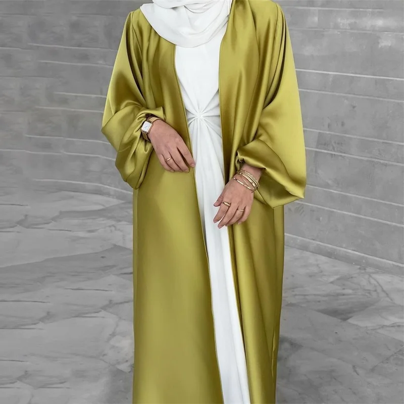 2022 Eid Mubarak Muslim Open Abaya For Women Dubai Turkey Luxury Satin Dresses Jalabiyat Woman Ramadan Moroccan Kaftan Robe
2022 Eid Mubarak Muslim Open Abaya For Women Dubai Turkey Luxury Satin Dresses Jalabiyat Woman Ramadan Moroccan Kaftan Robe