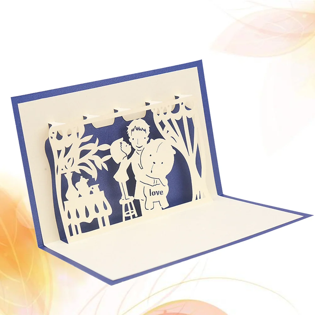 1pc 3D Stereoscopic Greeting Father's Day Paper Carving Gift for Festival
1pc 3D Stereoscopic Greeting Father's Day Paper Carving Gift for Festival