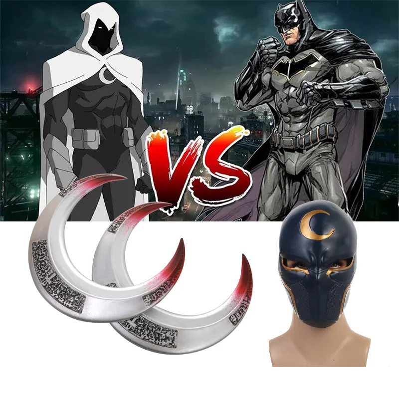 Superhero Comics Moon Knight Cosplay PU Knife Weapon Prop Model Adult Men Accessories Halloween COS Props Gift
Superhero Comics Moon Knight Cosplay PU Knife Weapon Prop Model Adult Men Accessories Halloween COS Props Gift