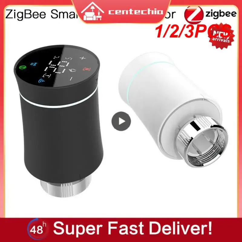 1/2/3PCS ZigBee3.0 TRV Tuya Radiator Actuator Valve Smart Programmable Thermostat Temperature Heater Control Alexa home
1/2/3PCS ZigBee3.0 TRV Tuya Radiator Actuator Valve Smart Programmable Thermostat Temperature Heater Control Alexa home