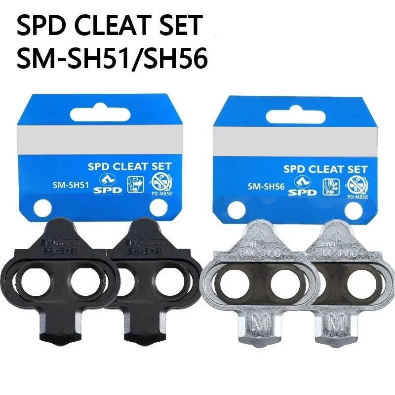 

SH51 SH56 SPD Cleat Set MTB Bike Pedal Cleats Single Release Racing Riding Equipment For Wellgo WPD-98A M515 M520 M540