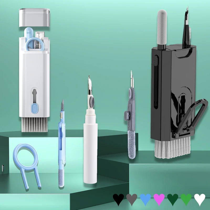 8-in-1 Cleaning Kit Computer Keyboard Cleaner Brush Earphones Cleaning Pen For IPhone AirPods Cleaning Tools Keycap Puller Set
8-in-1 Cleaning Kit Computer Keyboard Cleaner Brush Earphones Cleaning Pen For IPhone AirPods Cleaning Tools Keycap Puller Set