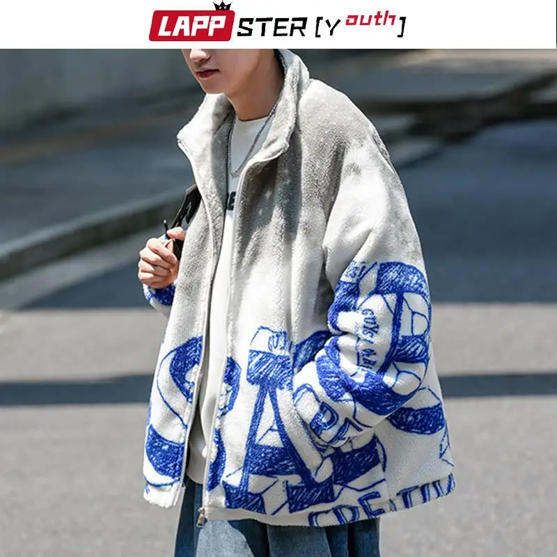 LAPPSTER-Youth Y2k флисовая зимняя куртка 2022 Harajuku пушистая куртка на молнии пальто женская черная винтажная куртка-бомбер
LAPPSTER-Youth Y2k флисовая зимняя куртка 2022 Harajuku пушистая куртка на молнии пальто женская черная винтажная куртка-бомбер