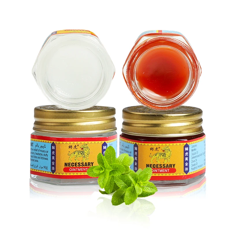Red White Tiger Balm Original Cool Oil Thailand Painkiller Cream Muscle Pain Relief Plaster Soothe Itch Insect Bite Strength
Red White Tiger Balm Original Cool Oil Thailand Painkiller Cream Muscle Pain Relief Plaster Soothe Itch Insect Bite Strength