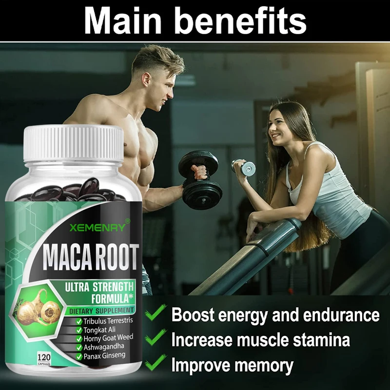 Extra Strength for Men and Women, Maca Root Extract Supplement To Support Increased Energy Levels and Workout Performance
Extra Strength for Men and Women, Maca Root Extract Supplement To Support Increased Energy Levels and Workout Performance