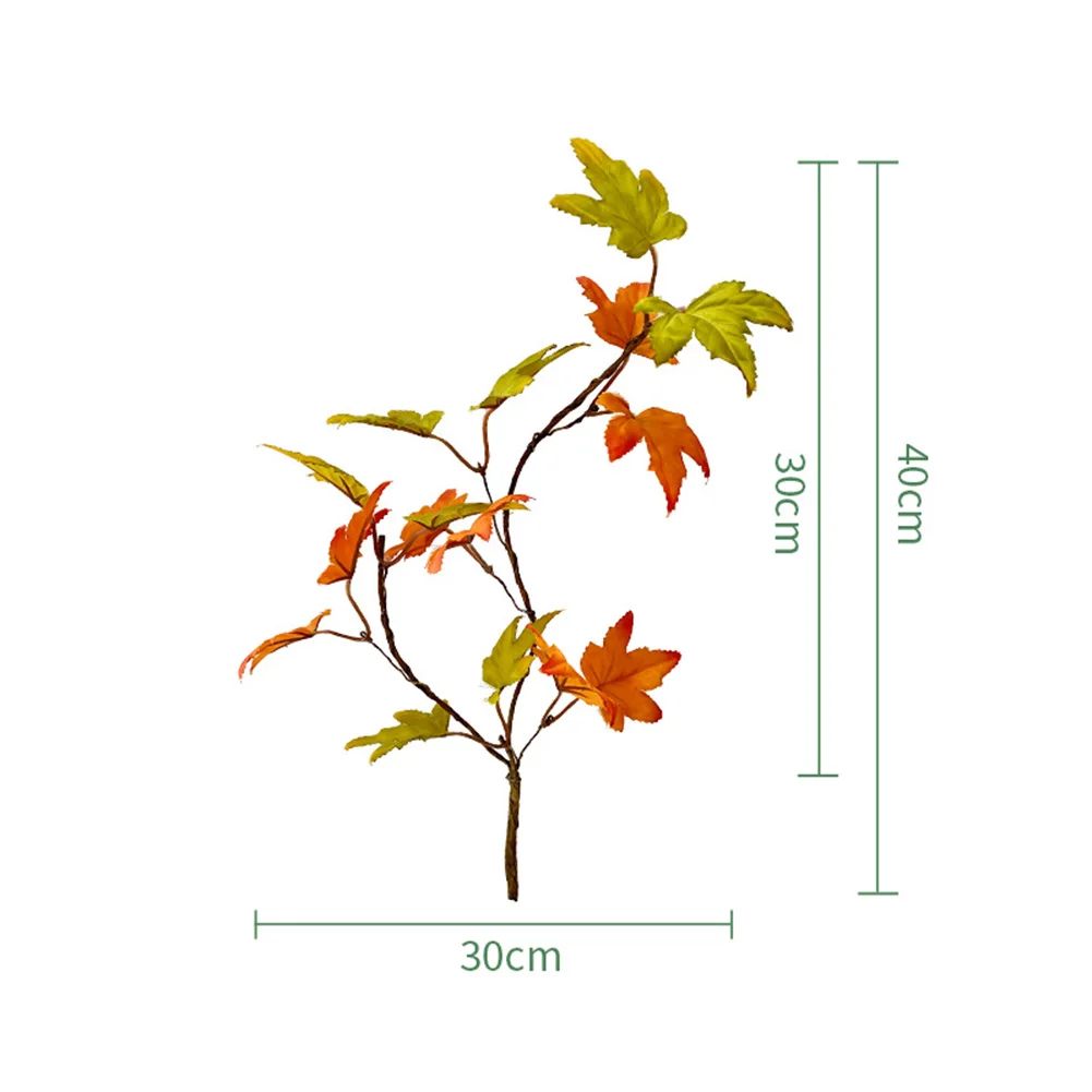 4Pcs 40cm Artificial Maple Leaves Branch Fake Fall Leaves Stems Plants Halloween Atmosphere Arrangement Imitation Maple Leaf
4Pcs 40cm Artificial Maple Leaves Branch Fake Fall Leaves Stems Plants Halloween Atmosphere Arrangement Imitation Maple Leaf