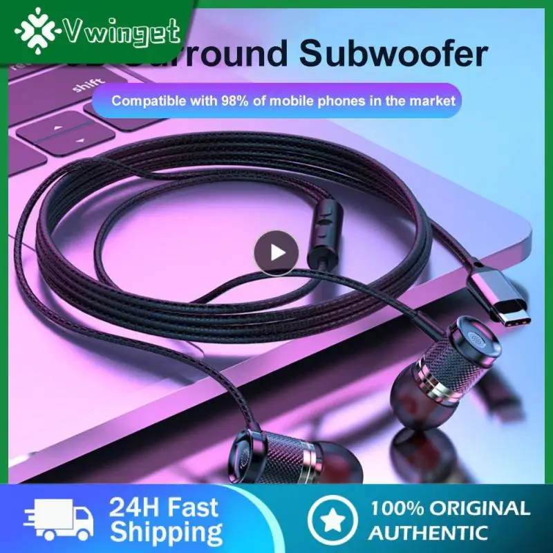 Lightweight Earbuds In-line Control Gaming In-ear Wired Earphone Volume Adjustable 3.5mm /usb C Phone Accessories With Mic Music
Lightweight Earbuds In-line Control Gaming In-ear Wired Earphone Volume Adjustable 3.5mm /usb C Phone Accessories With Mic Music