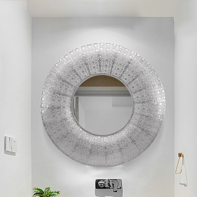 Circle Vanity Makeup Vintage Decorative Mirror Round Cosmetic Decorative Mirror Custom Crafts Specchio Home Decoration YX50DM
Circle Vanity Makeup Vintage Decorative Mirror Round Cosmetic Decorative Mirror Custom Crafts Specchio Home Decoration YX50DM