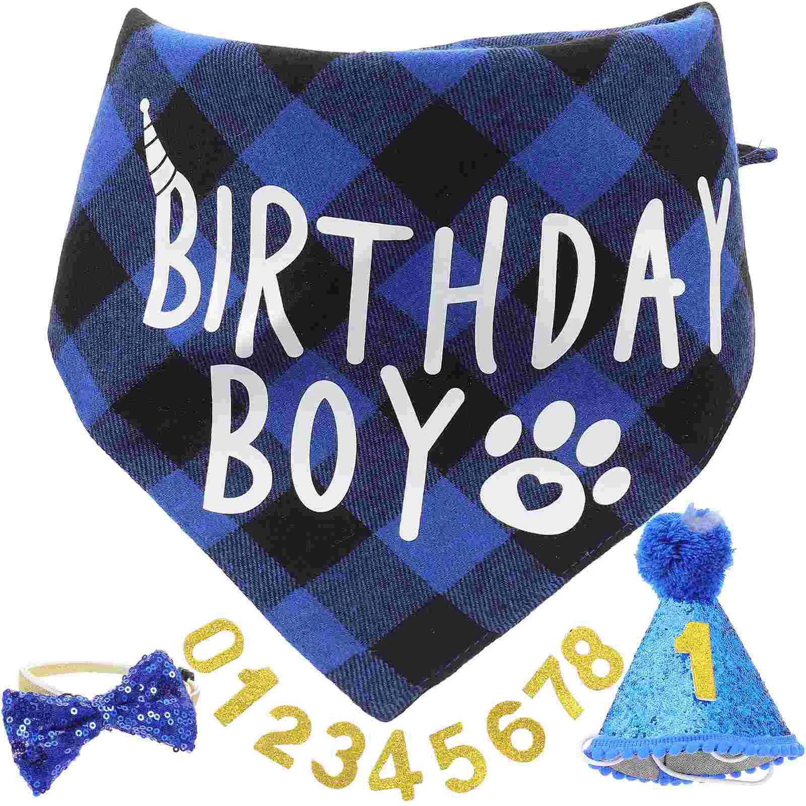 Dog Birthday Boy Party Hat Scarf Pet Decor Supplies Bandana Costume Outfit Cat Bibs Bandanas Pets Puppy Collar Tie Bow Bowtie
Dog Birthday Boy Party Hat Scarf Pet Decor Supplies Bandana Costume Outfit Cat Bibs Bandanas Pets Puppy Collar Tie Bow Bowtie