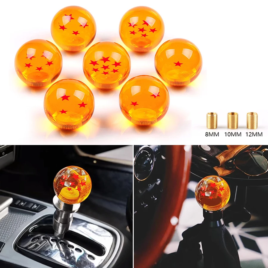 Universal Car Blue Orange Shift Knob ball gear shift knob 54mm Diameter 1-7 star
Universal Car Blue Orange Shift Knob ball gear shift knob 54mm Diameter 1-7 star