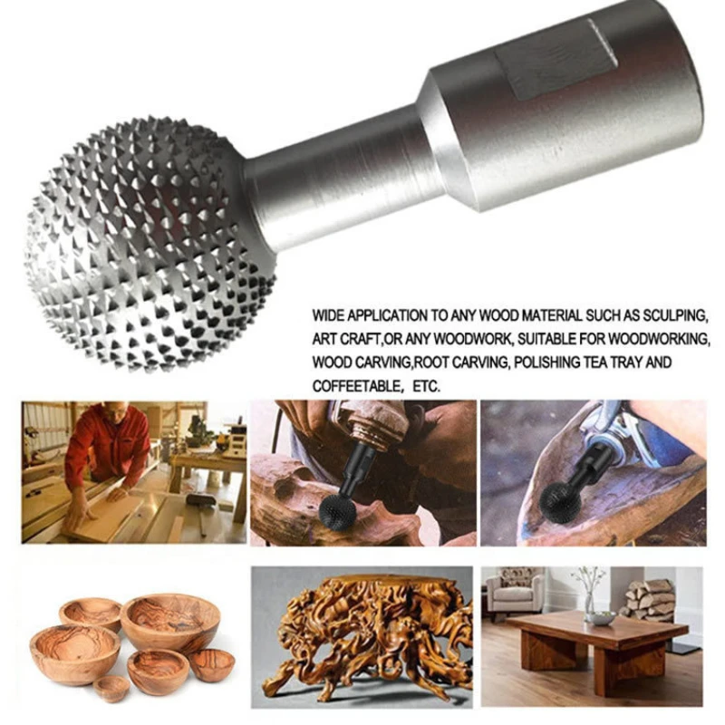 10/14mm Grinding Head Round Ball Wood Carving Drill Bits for Angle Grinder Abrasive Tool Woodworking Polishing Carving Tool
10/14mm Grinding Head Round Ball Wood Carving Drill Bits for Angle Grinder Abrasive Tool Woodworking Polishing Carving Tool