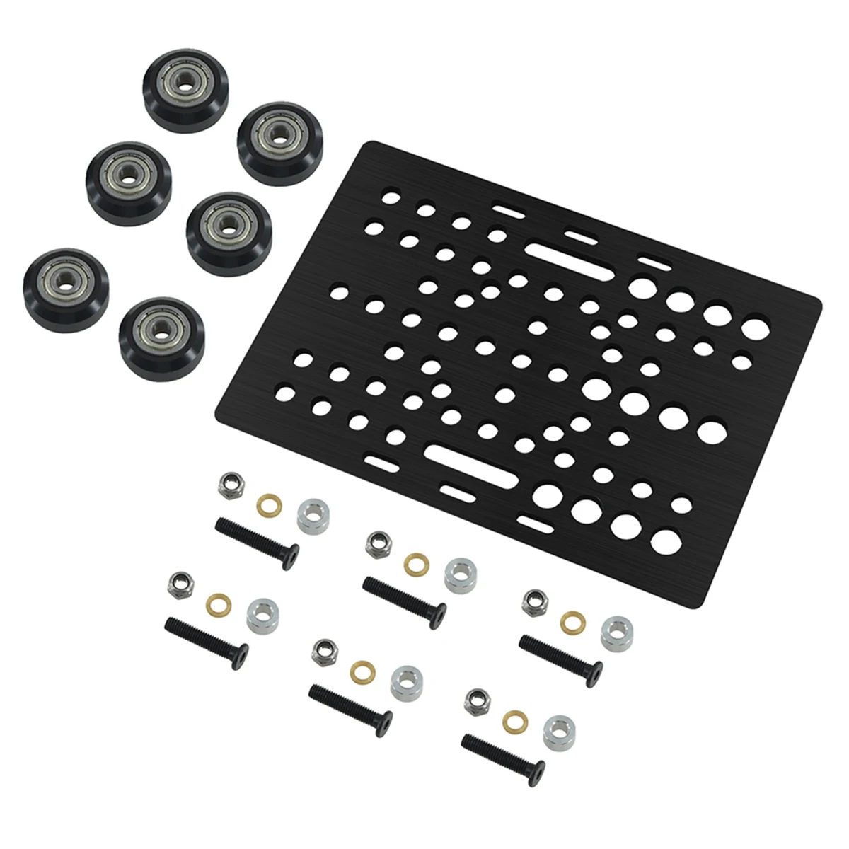 V-Slot Gantry Plate Set 20-80mm with V-Slot Solid V Wheel Kit for Profiles Machine Part 3D Printer Parts
V-Slot Gantry Plate Set 20-80mm with V-Slot Solid V Wheel Kit for Profiles Machine Part 3D Printer Parts