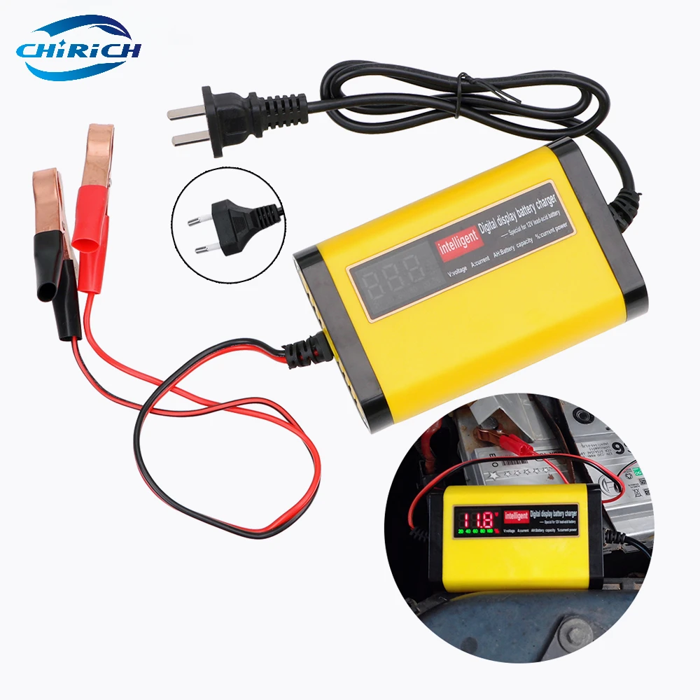 Smart Digital Car Battery Charger Fast Quick Charging Diagnostic Tools 12V Automatic Protector Motorcycle Motorcycle Accessories
Smart Digital Car Battery Charger Fast Quick Charging Diagnostic Tools 12V Automatic Protector Motorcycle Motorcycle Accessories