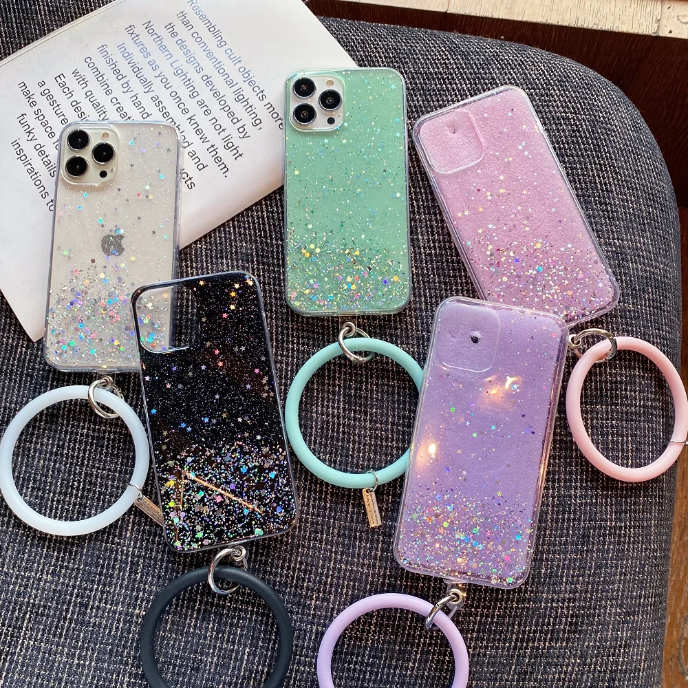 Bangle Ring Glitter Case for Oppo A54 A53 A52 A72 A73 A15 A16K A95 A94 A93 A96 K9 K9S A74 A1K Case Silicone Clear Bracelet Cover
Bangle Ring Glitter Case for Oppo A54 A53 A52 A72 A73 A15 A16K A95 A94 A93 A96 K9 K9S A74 A1K Case Silicone Clear Bracelet Cover