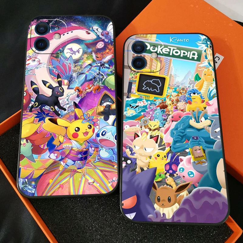 Cartoon Pikachu Pokémon Phone Case For Funda iPhone 13 11 Pro Max 12 Mini X XR XS Max 6 6s 7 8 Plus Coque Soft Etui
Cartoon Pikachu Pokémon Phone Case For Funda iPhone 13 11 Pro Max 12 Mini X XR XS Max 6 6s 7 8 Plus Coque Soft Etui