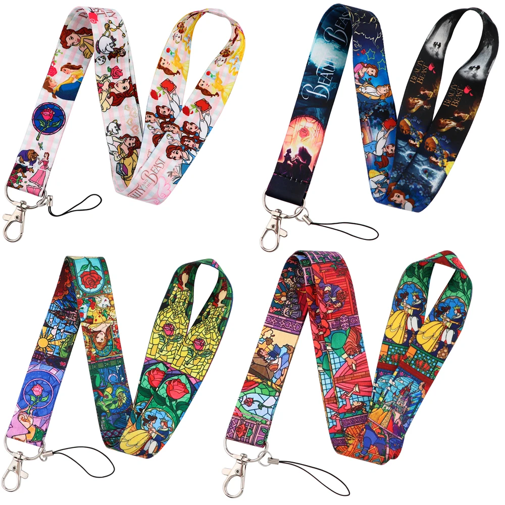 LB2105 Beauty and the Beast Cartoon Keychain Lanyard For Keys Mobile Phone Hanging Rope USB ID Card Badge Holder Keychain
LB2105 Beauty and the Beast Cartoon Keychain Lanyard For Keys Mobile Phone Hanging Rope USB ID Card Badge Holder Keychain