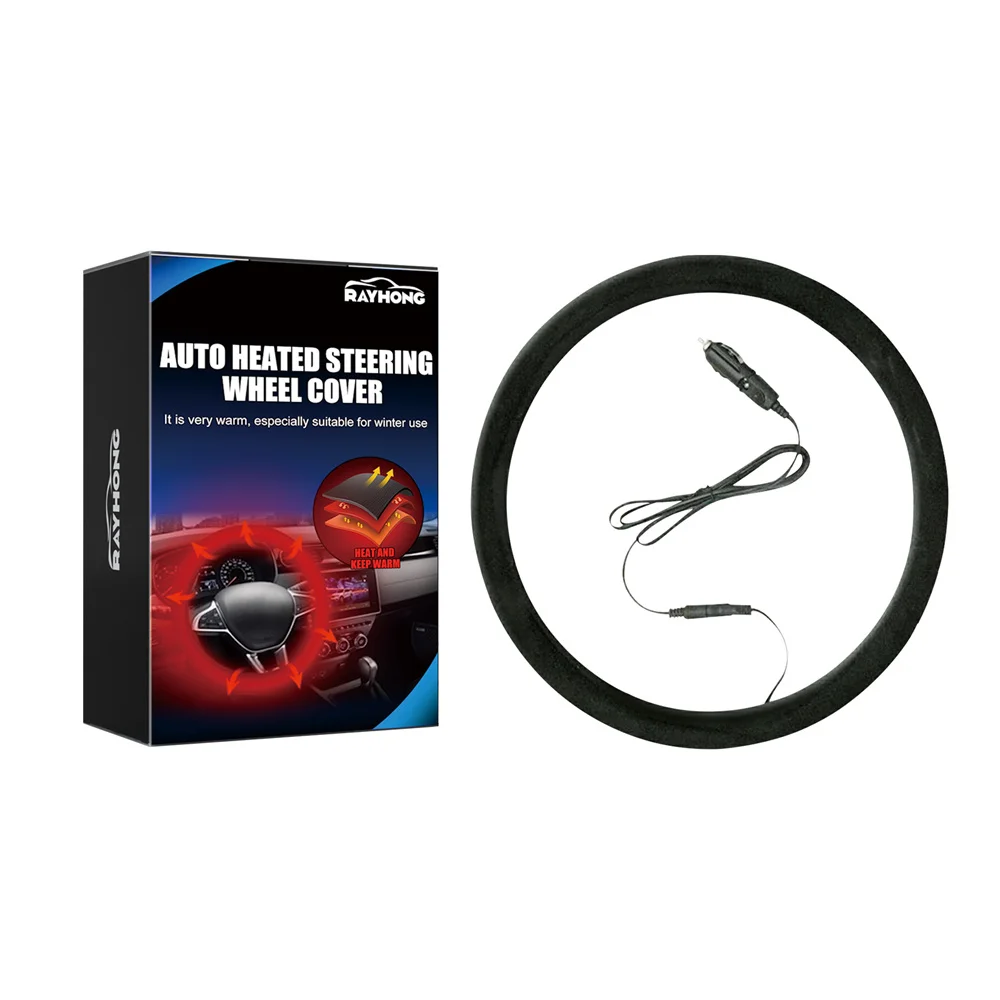 Heated Steering Wheel Cover Winter Hand Warmer Comfy Car Steering Heater Comfortable Electrical Steering Wheel Protector Cover
Heated Steering Wheel Cover Winter Hand Warmer Comfy Car Steering Heater Comfortable Electrical Steering Wheel Protector Cover