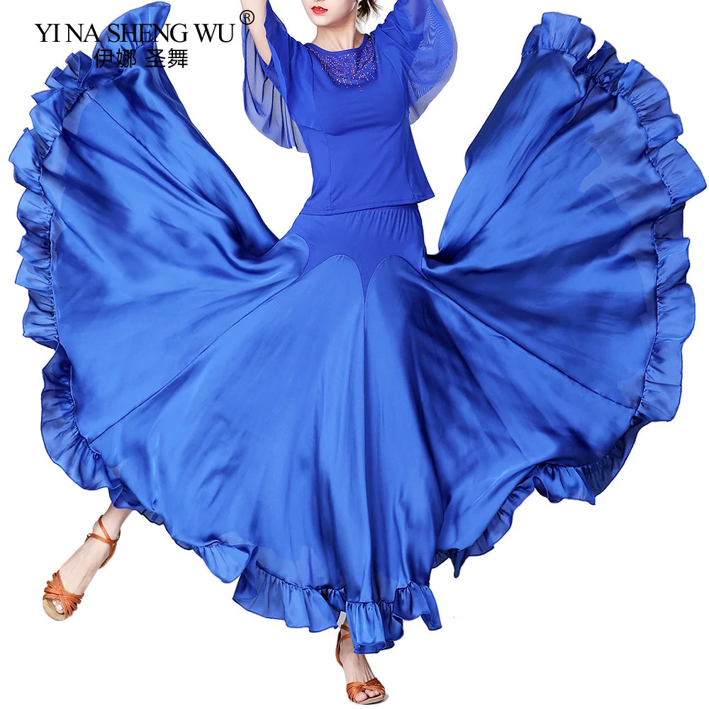 Ballroom Dance Skirts For Women Modern Dance Skirt With Half Length And Big Swing Skirts For Female Modern Dance Skirts
Ballroom Dance Skirts For Women Modern Dance Skirt With Half Length And Big Swing Skirts For Female Modern Dance Skirts