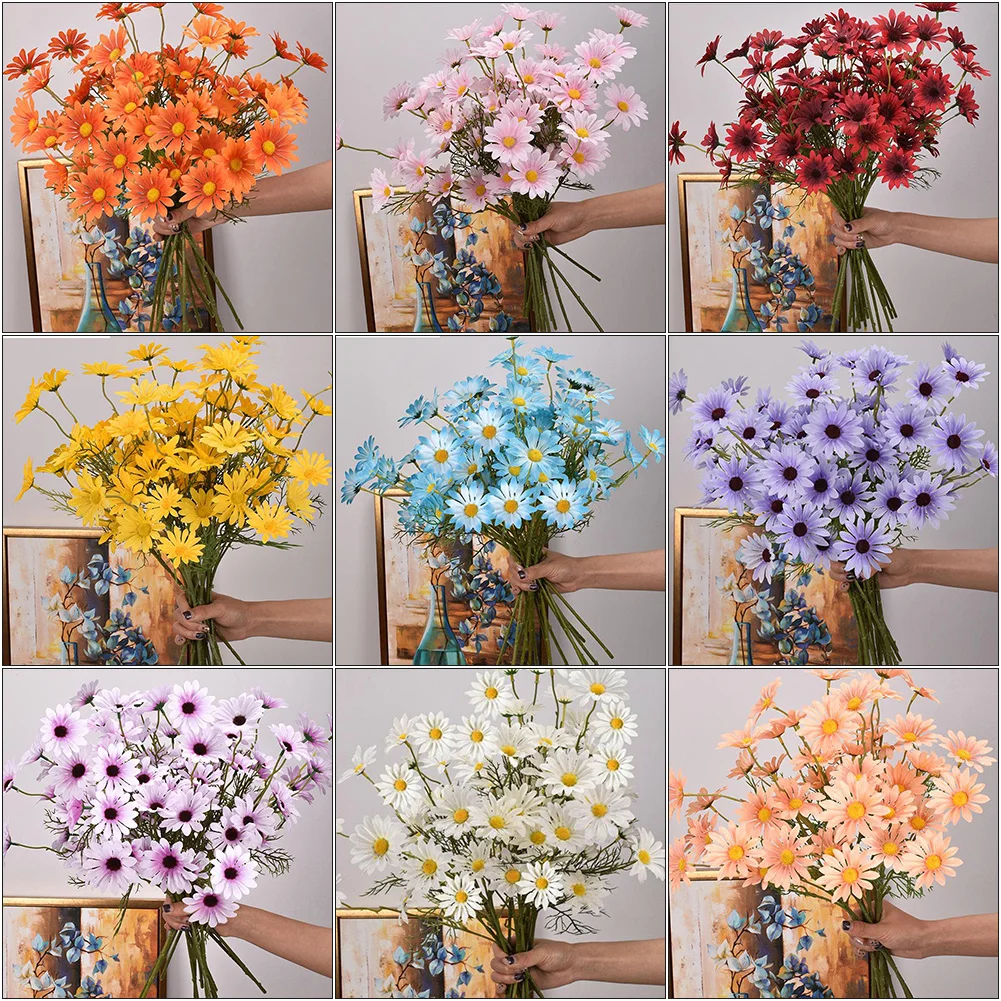 5Pcs 50cm Artificial White Daisy Flower Bouquet DIY Vase Home Garden Living Room Decoration Wedding Party Silk Fake Flowers
5Pcs 50cm Artificial White Daisy Flower Bouquet DIY Vase Home Garden Living Room Decoration Wedding Party Silk Fake Flowers