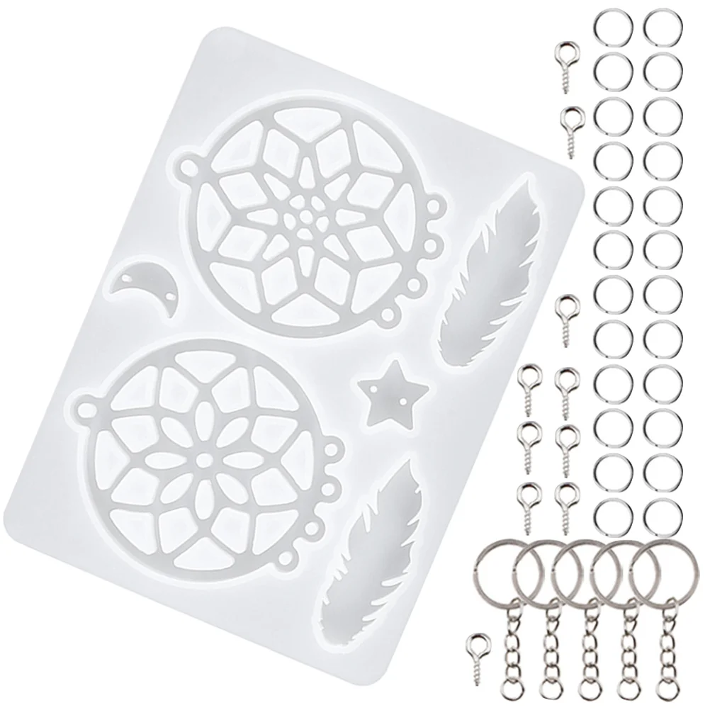 Dream Catcher Supplies Silicone Mold Casting Molds Small DIY Crystal Keychain Kits Resin
Dream Catcher Supplies Silicone Mold Casting Molds Small DIY Crystal Keychain Kits Resin