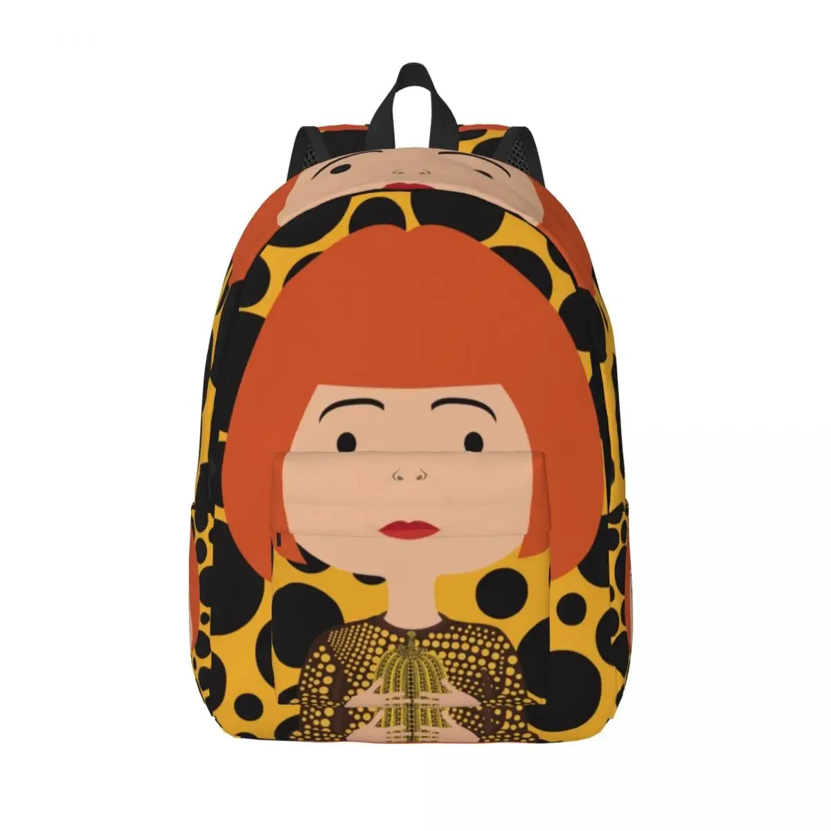 Индивидуальный холщовый рюкзак Yayoi Kusama для Хэллоуина, мужские и женские модные сумки для книг для колледжа, школьные эстетические сумки в горошек
Индивидуальный холщовый рюкзак Yayoi Kusama для Хэллоуина, мужские и женские модные сумки для книг для колледжа, школьные эстетические сумки в горошек